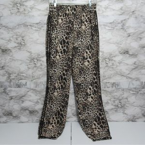 Boston Proper Leopard Print Track Pants